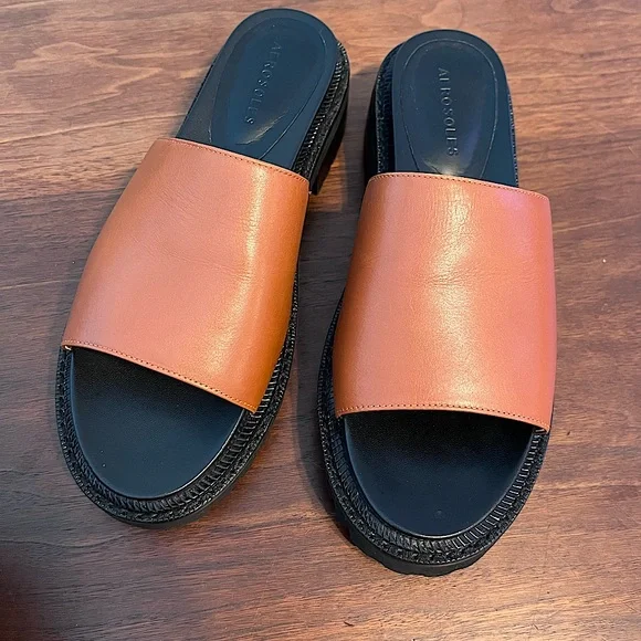 Aerosoles | Lucas Lug Platform Slide Sandals - Picture 2 of 7